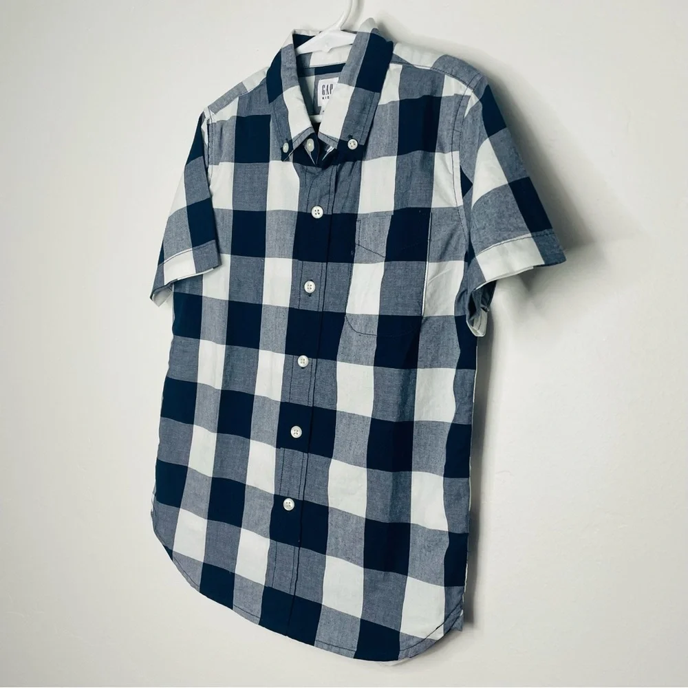 Gap S Button Up Shirt Buffalo Check
